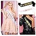 It's My Birthday Sash 2 Packs Birthday Sash for Women Black and White Happy Birthday Sash for Girls Boys Birthday Party Gifts