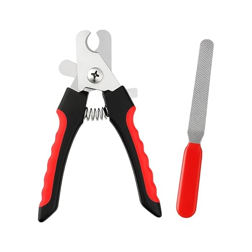 Kit Alicate Cortador de Unha + Lixa Pet - Para Cães e Gatos, 16 cm