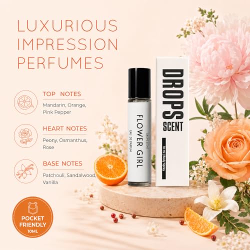 Image of Flower Girl Premium Perfume For Women, 10 Ml Long-Lasting Eau De Parfum Floral Fruity Fragrance Pocket Perfume Spray Luxury Fragrance For Daily Wear Ideal Gift For Women