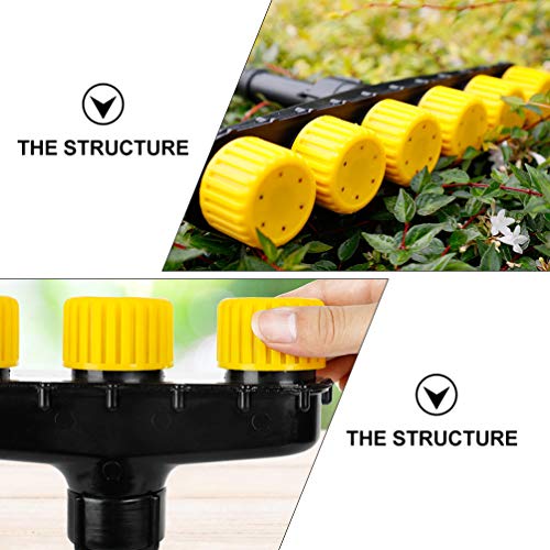 TEHAUX Sistema de irrigação coletor, temporizador de irrigação, válvula de água de jardim para mangu