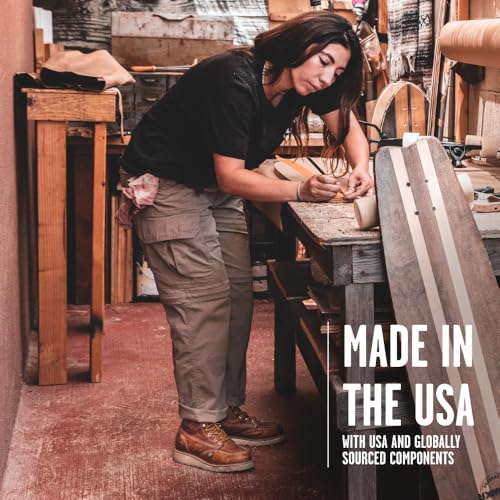 Image of Thorogood 6 inch Work Boots for Women - American Heritage - Full-Grain Leather with Comfort Insoles and Slip-Resistant Wedge Outsoles, Made in USA