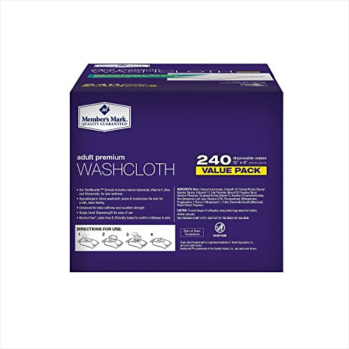 Member's Mark Adult Washcloths (240 Count) (2 Pack) image 5