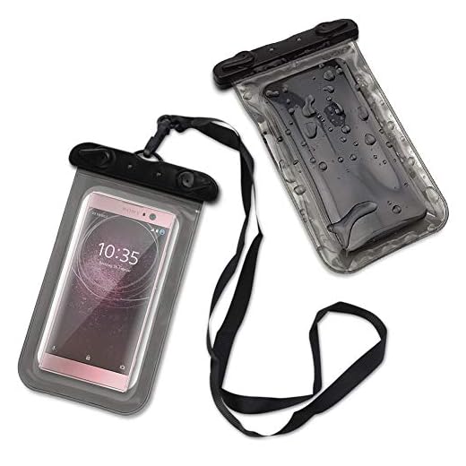 Fodral för Sony Xperia serien väska mobiltelefonskal vattentät strand utomhus skal, Sony Xperia X Compact, svart