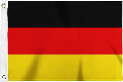 Amazon.com : ANJOR Germany Flag 3x5 Foot German National Flags ...