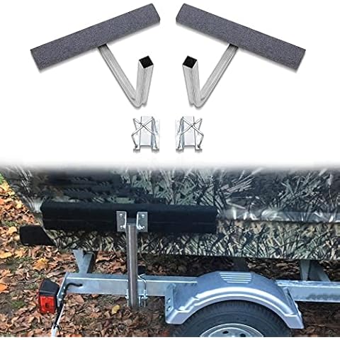 JY PERFORMANCE Boat Guides 2' Short Carpet Bunk Guide On Board for Trailers Cover
