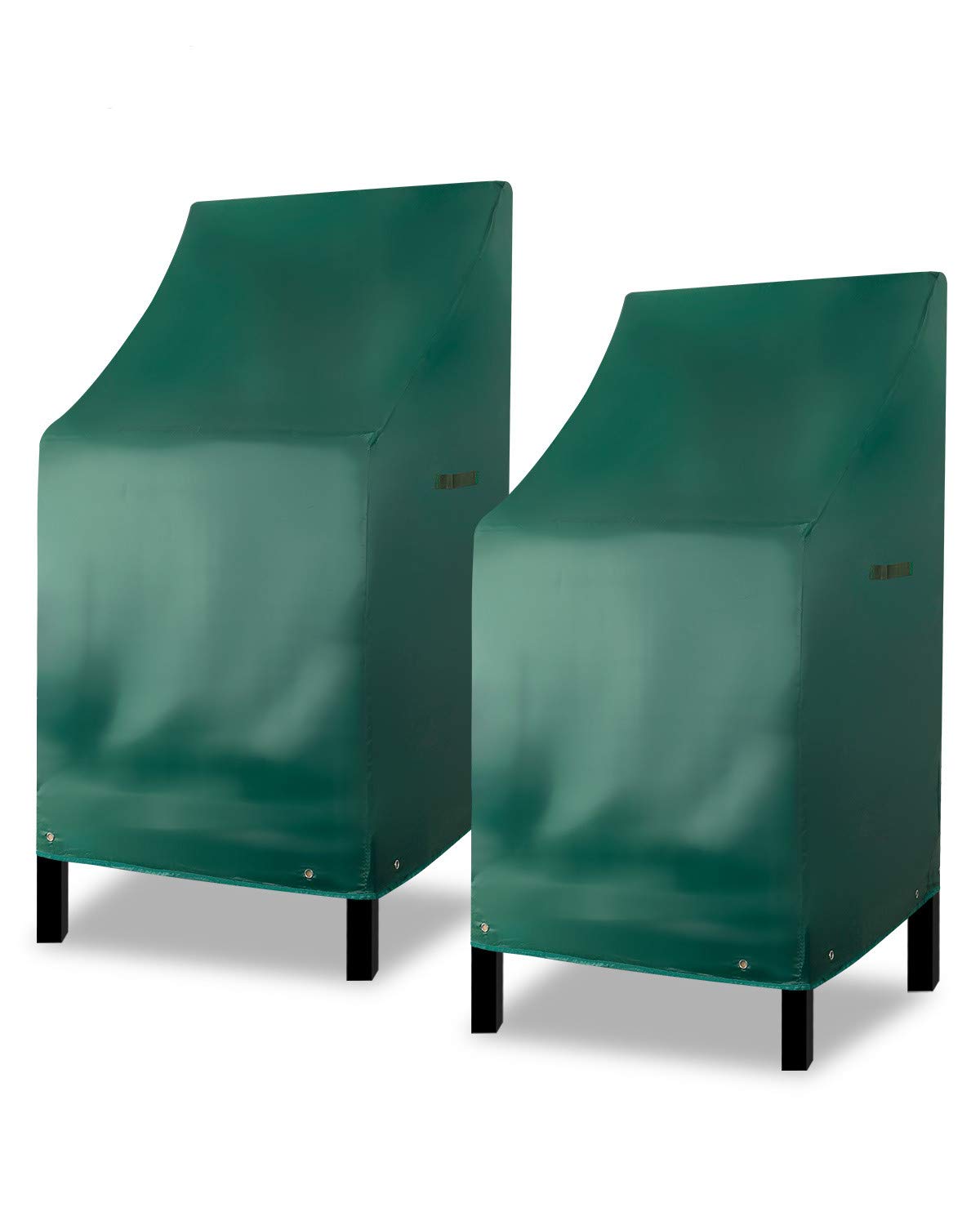 RosieLily High Back Patio Chair Covers Waterproof Heavy Duty Stackable Outdoor Bar Stool Cover Patio Furniture Covers Outside Lounge Deep Seat Covers,