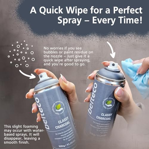 Image of Classy Charcoal Spray Paint | Water-based Light Black Spray Paint