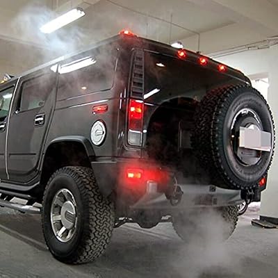 H2 LED Cab Roof Side Marker Lights For Hummer H2 2003 2004 2005 2006 2007 2008 2009 SUV SUT Smoked Lens Top Clearance Indicator Markers Parking Rinning Lamps Amber/Red Led Light Replacement