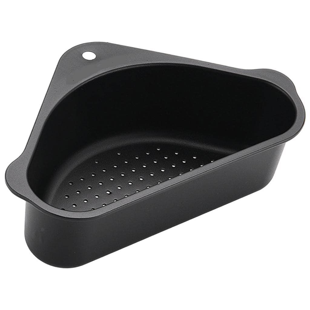 ULTRAZON Kitchen Sink Strainer Basket, Triangular Corner Sink Strainer Multifunctional Sink Basket for Kitchen, Bathroom, Soap Box Organizer, Black (B0BD8CQGLF) Amazon Price History, Amazon Price Tracker