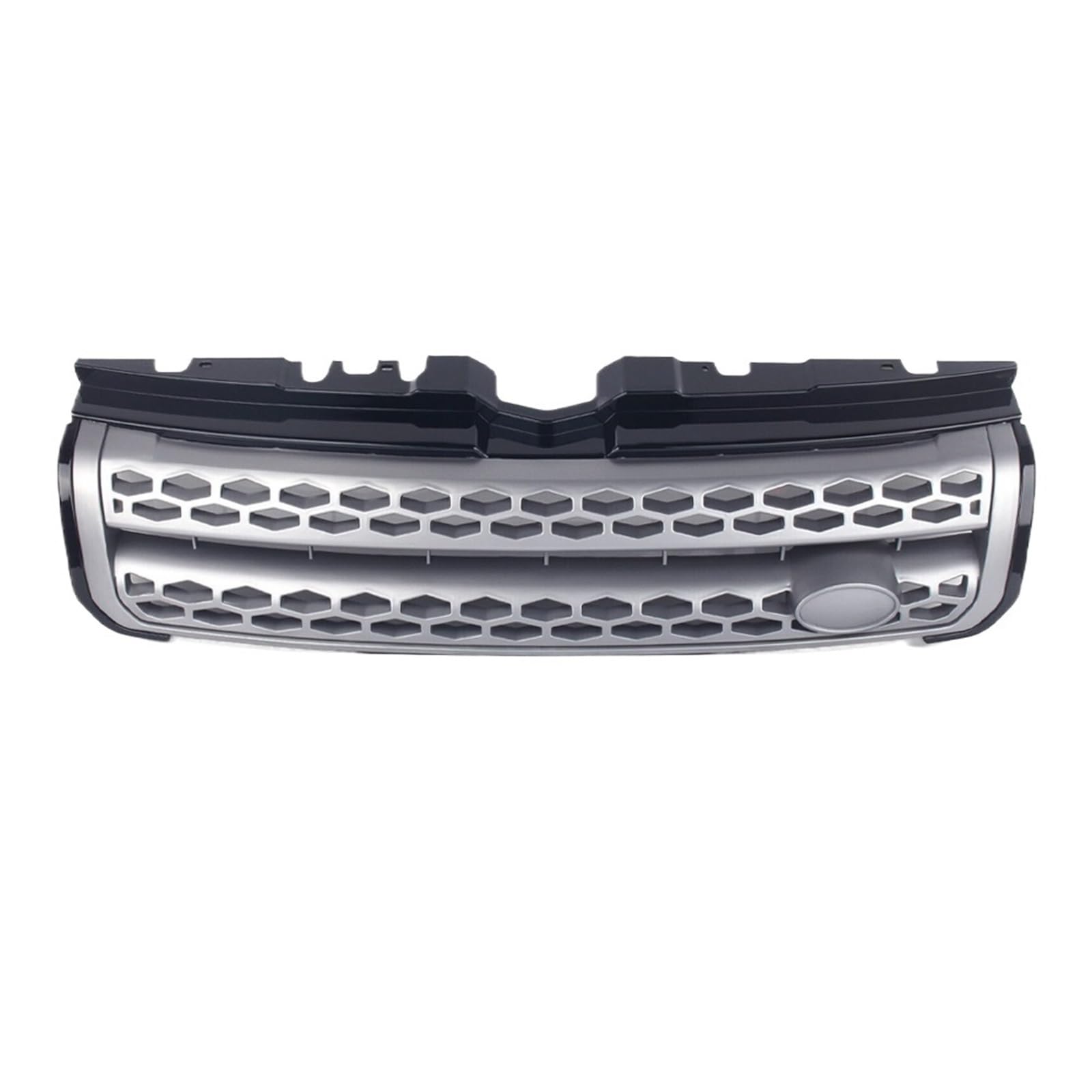 Osłona chłodnicy motocykla Styl Centralny Górny Grill Siatka Wentylacyjna Wykończenie Akcesoria Samochodowe ABS Pasuje Do Land Rover Range Rover Evoque L538 2011-2019(OE Gray Black)