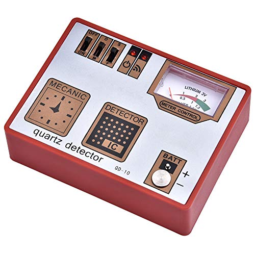 Jadpes Quartz Tester Battery Watch Pulse Demagnetization Demagnetizer,Multifunction Timing Machine Watch Demagnetization/Battery Measure/Pulse/Quartz Tester Machine Watch Timing Machine Tester Tools