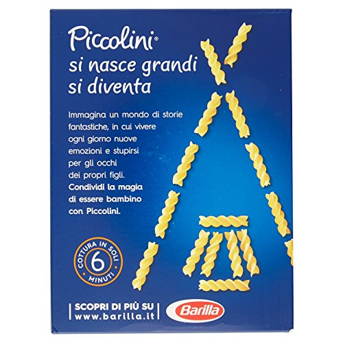 Barilla Piccolini 018 Fusilli - 5 pezzi da 500 g