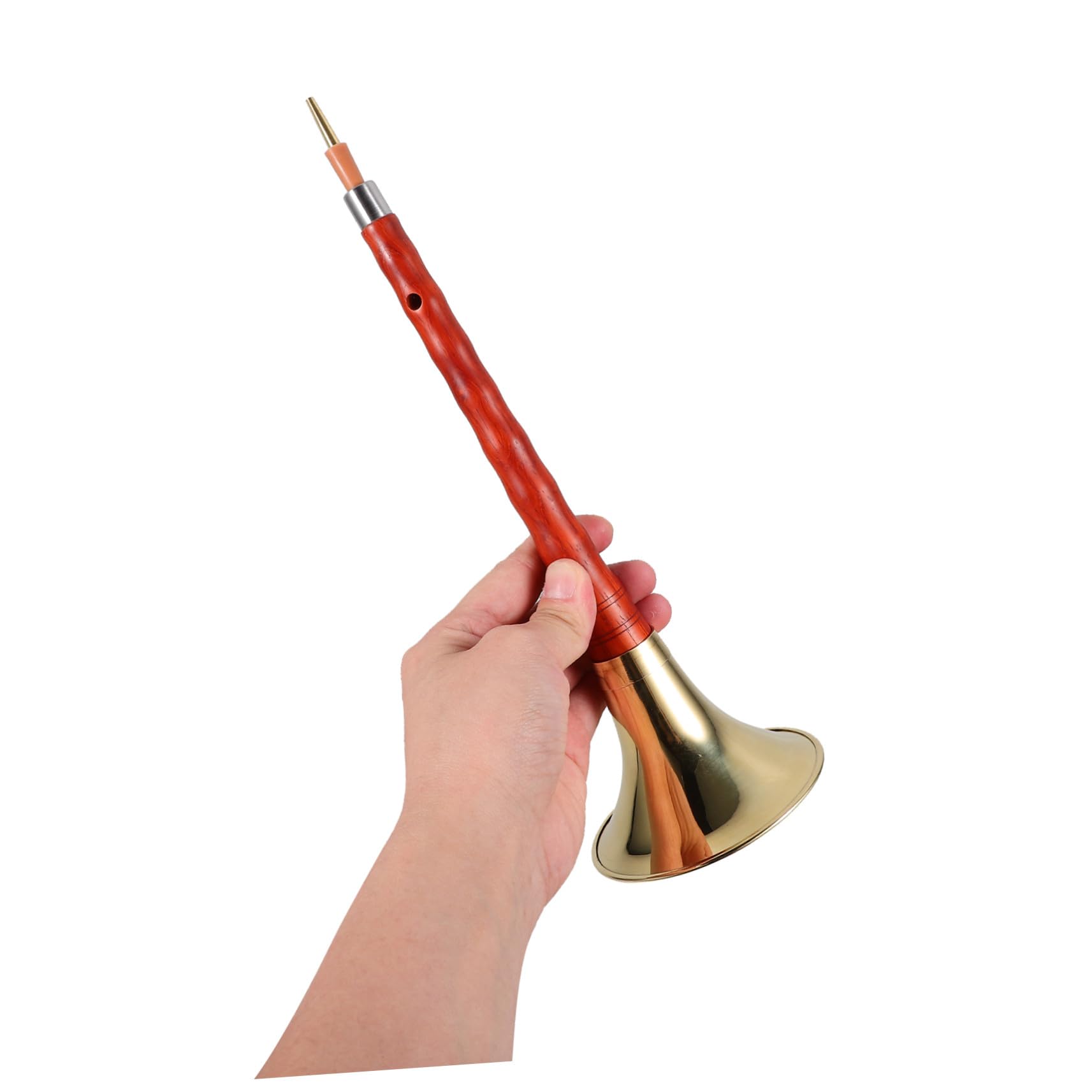 Suona in Legno Professionale in Ebano G Tono, Strumento a Fiato Tradizionale per Principianti e Adulti, Set Accessori e Suonata Melodiosa per Esecuzione Musicale Colore Casuale