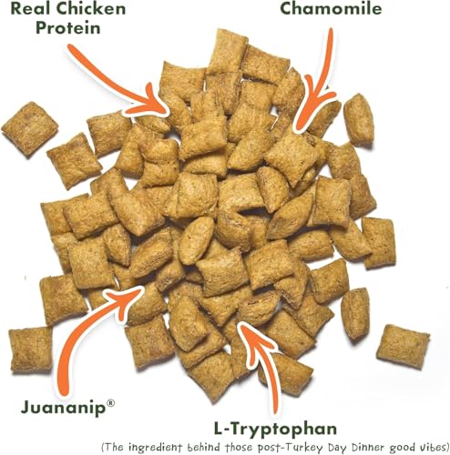 Image of Doggijuana Calming Dog Treats, Chicken 3-Pack | Multi-Benefit, Low Cal | Calming dog treats with catnip, chamomile & L-Tryptophan; natural anxiety & stress relief; low-calorie training reward