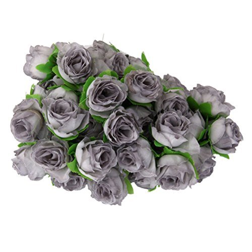 50pcs Flowers Heads Flower for Wedding Decor Bouquet Artificial Rose Head Artificial Rose Flower