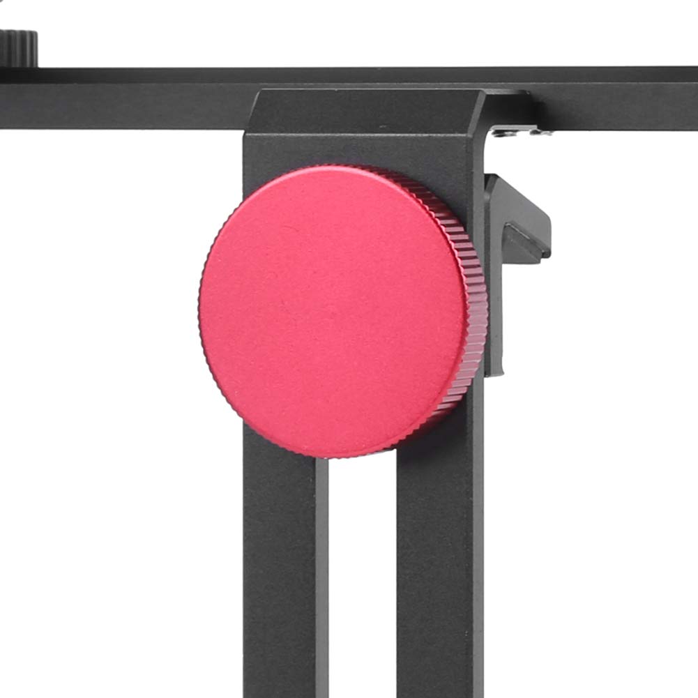 Soporte para teléfono móvil de Dos Manos, Mango estabilizador de Video para Smartphone con luz de Relleno y micrófono, Jaula de aleación de Aluminio para teléfonos de 40 a 92 mm,