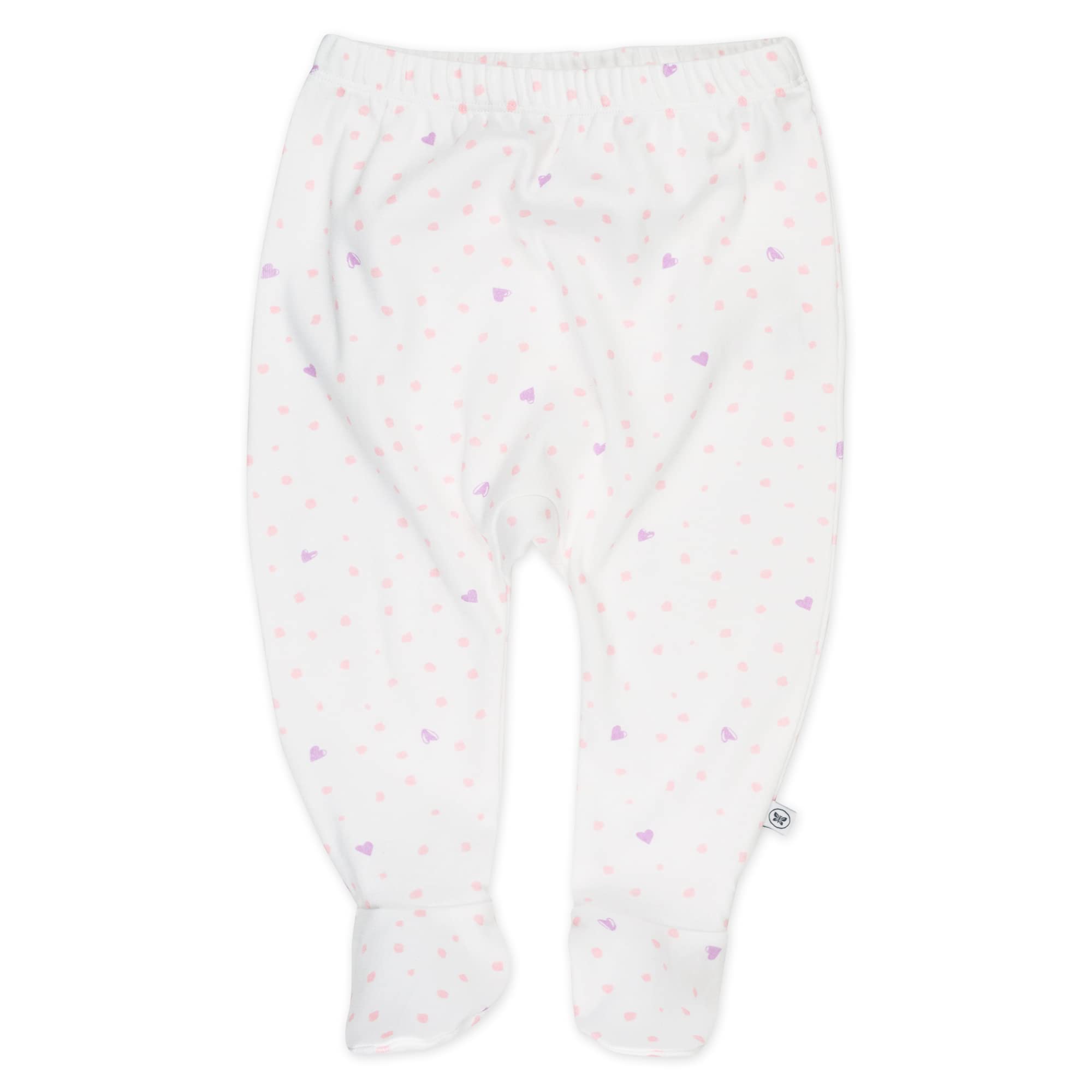 HonestBaby 3-pack Organic Cotton Footed Harem Pants - Spodnie Uniseks - niemowlęta