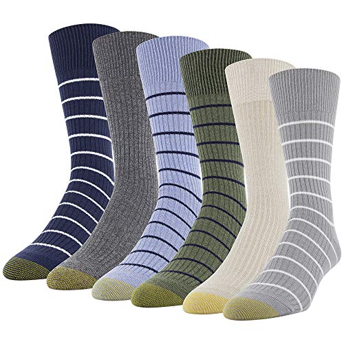 Gold Toe Men's Stanton Crew Socks, …