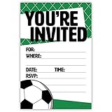 Soccer Party Invitations (20 Count) With Envelopes