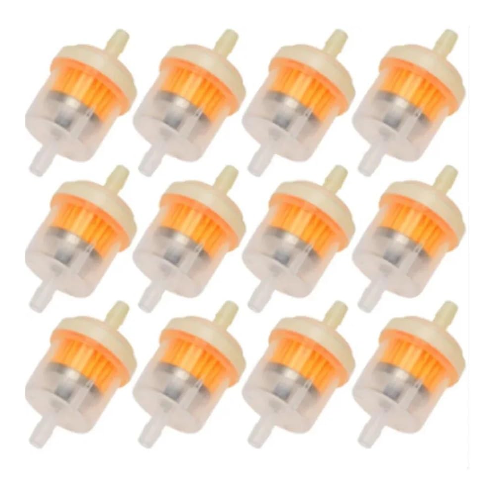 Filtri Dell'olio Filtro Carburante Universale Per Benzina, 3/6/9/12 Pezzi, Per Scooter, Moto, Ciclomotore, Da Cross, ATV(12pcs)