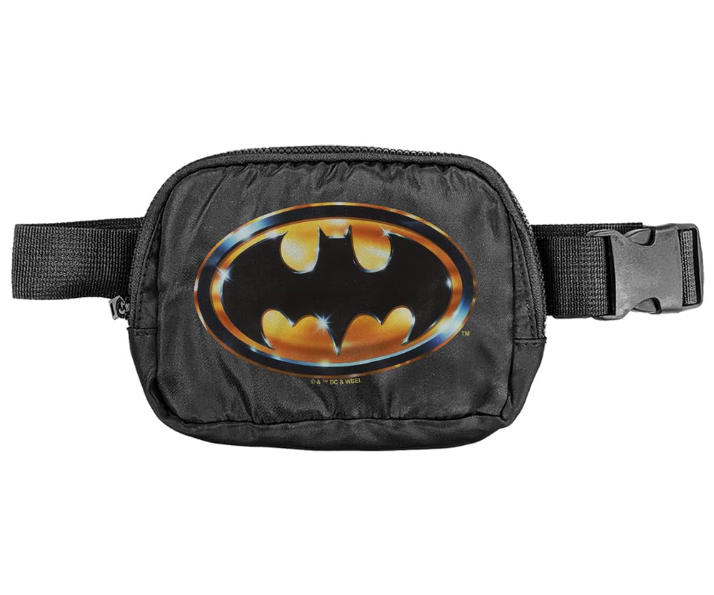 Batman 1989 Logo 2 Belt Bag, Crossbody Fanny Pack for Women and Men, Adjustable