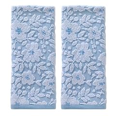 Floral Jaquard, Sky Blue