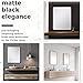 Matte Black Bathroom Mirror for Wall 22