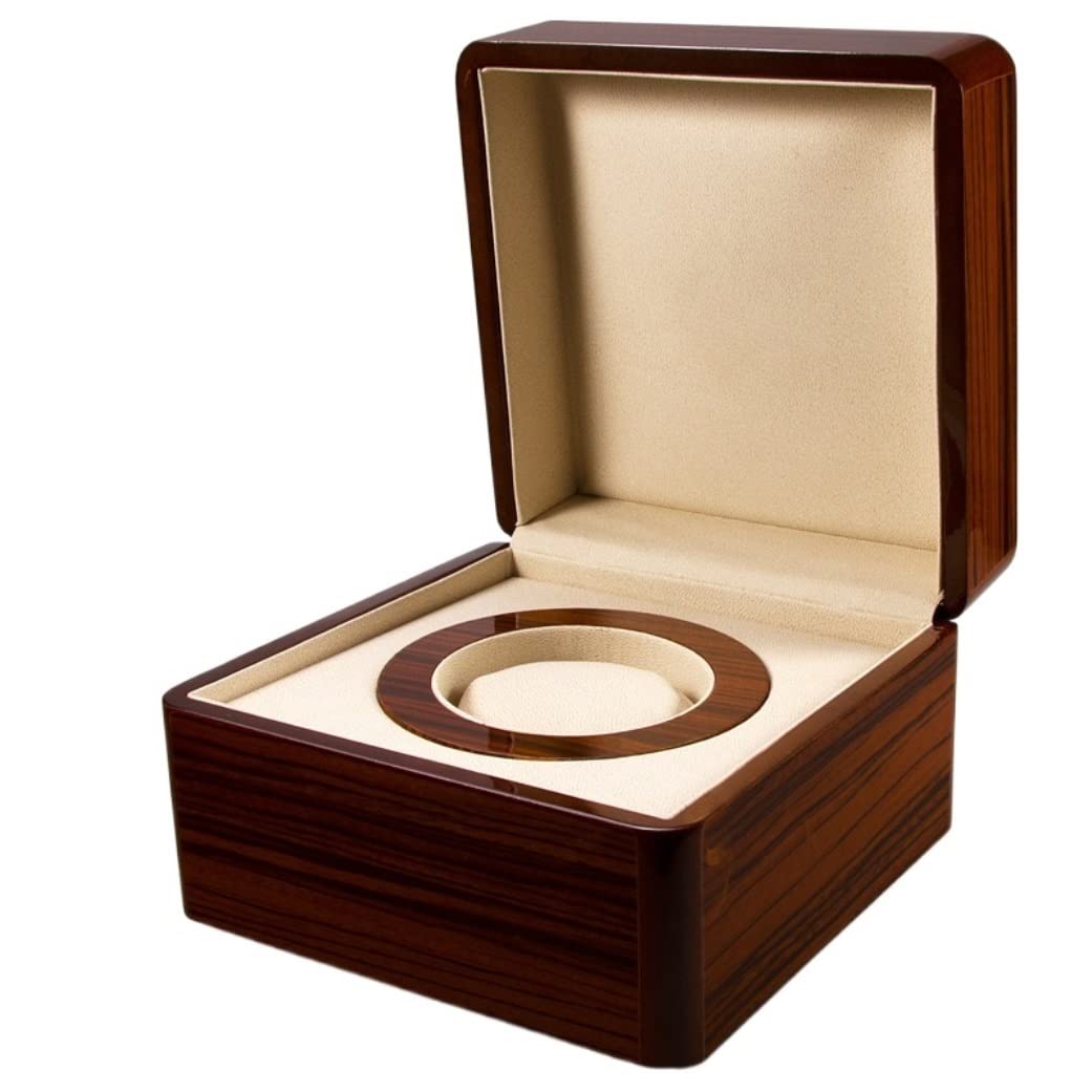 QUSYZD Watch Case Watch Roll Watch Winder Wooden Watch Box Single Jewellery Watches Display Storage Box For Storage Watch Display Watch Box Watch Organizer,