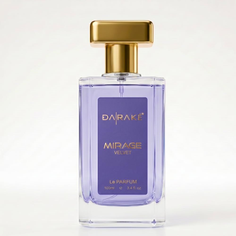 DA RAKE Mirage Velvet Le Parfum | 25% Oil Concentrate | GS1 & IFRA Certified | 12 Hrs Long-Lasting Unisex Luxury Perfume | Imported from France | D-NAT SDB40 Alcohol | 100ml-picture-35