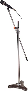 kh Iron Base Universal Microphone Suspension Boom Scissor Arm Stand for Floor useful for Events, Live Stage Shows Heavy Ba... Price In India