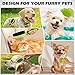 2PCS Pet Grooming Tools - Double-Sided Brush for Shedding and Bathing, Suitable for Short/Long Haired Dogs Cats and Horses, Deshedding Dog Brush, Mane & Tail Combs for Horses - Pet Supplies (Green)