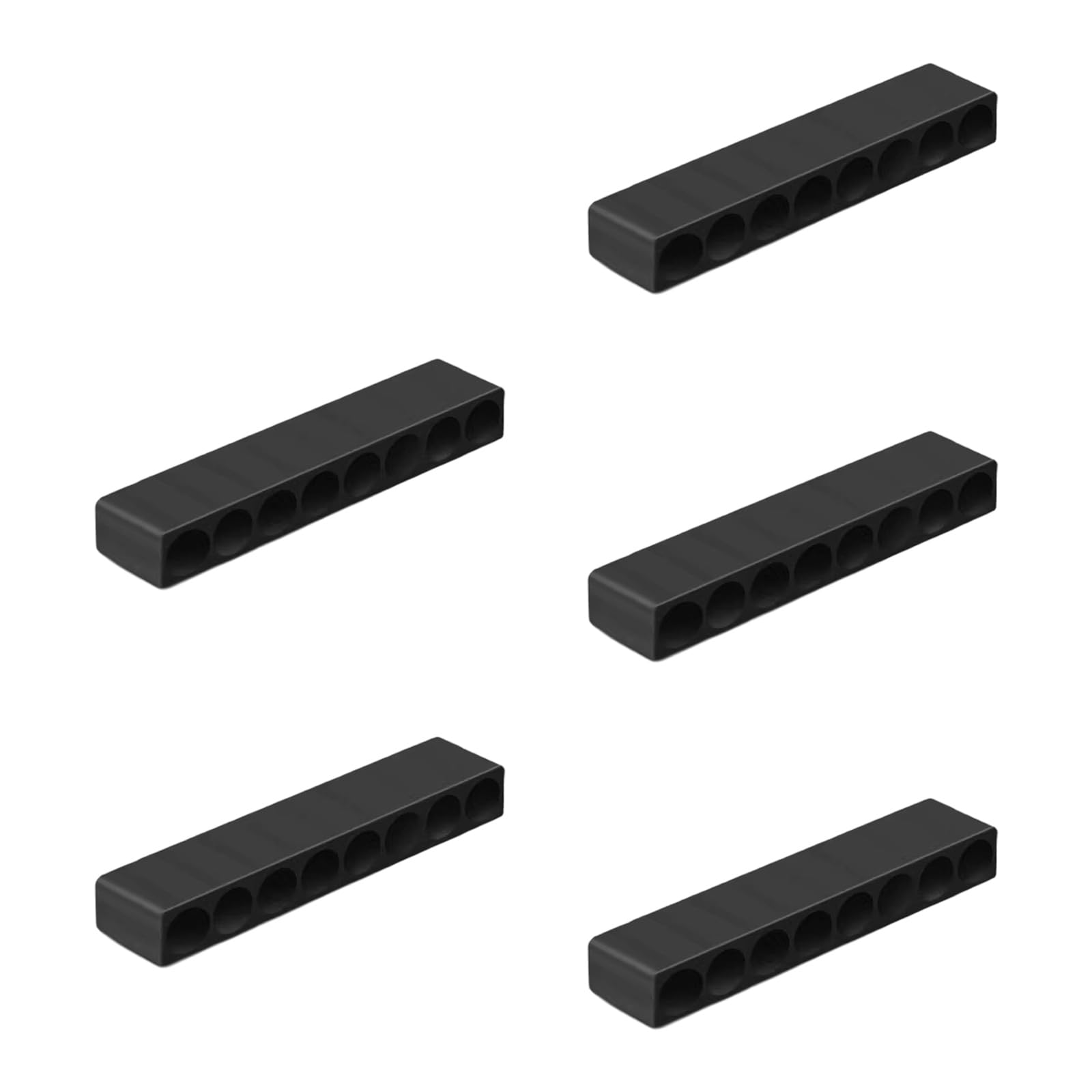 Yrohgkpn 8 Holes Strong Driver Enclosure Container Fit For 6.35Mm Driver Accessories Workshop Tool Management Easy Identification Portable Screwdriver Bit Holder