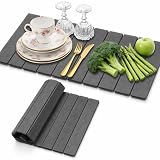 DEPATYA Stone Dish Drying Mat for Kitchen Counter, Easy to Clean Fast Absorbing Collapsible Quick...