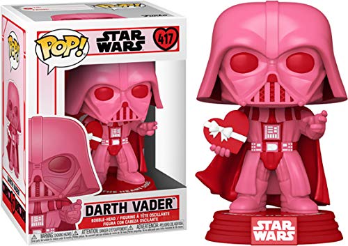 Figurine Pop Dark Vador Star Wars avec Coeur comme cadeau original de Saint-Valentin