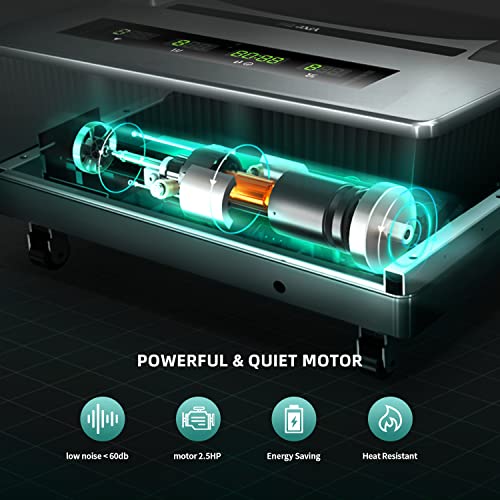 Rhythm Fun Treadmill Under Desk Treadmill Folding Portable Walking Treadmill With Wide Tread Belt Super Slim Mini Quiet Slow Running Treadmill With Smart Remote And Workout App For Home And Office #TOP4