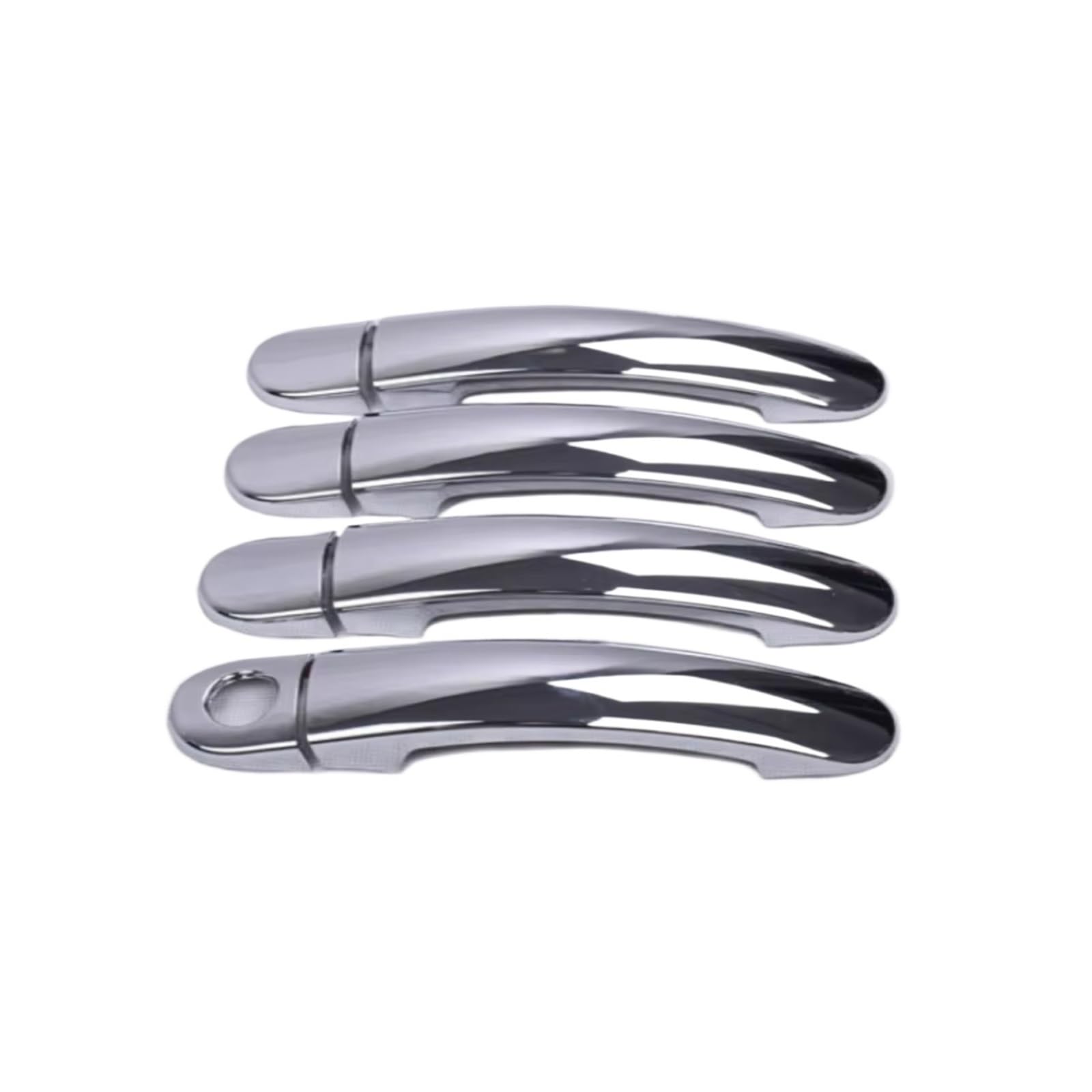 Iukmr D For Vw For Golf 4 Mk4 For Rabbit A4 1J 1997-2006 Gloss Black Chrome Car Oor Handle Covers Accessories Styling Stickers Car Outer Oor Handle(D)