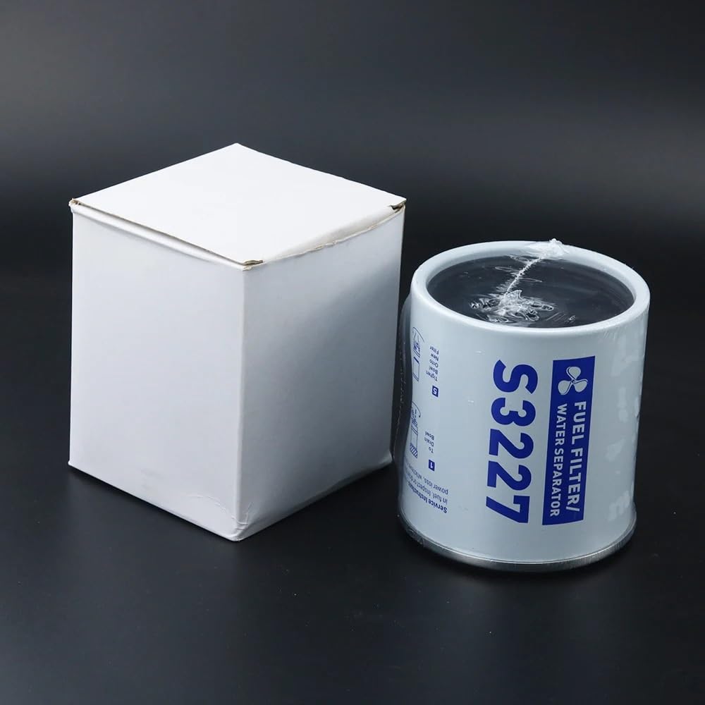 Élément de filtre à carburant S3227, séparateur d'eau, Spin-On adapté pour Yacht et hors-bord Racor 320R, 1 pièce/2 pièces Filtre séparateur eau Filtre diesel(2 Pieces)