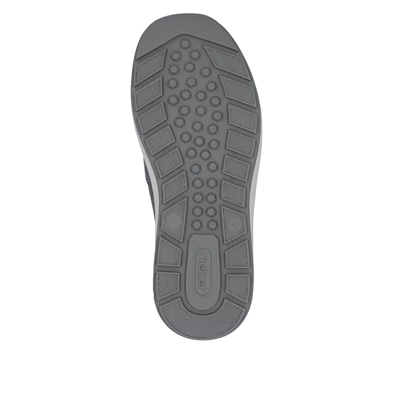 Rieker 11550-45 Herren Slipper Synthetik grau grau
