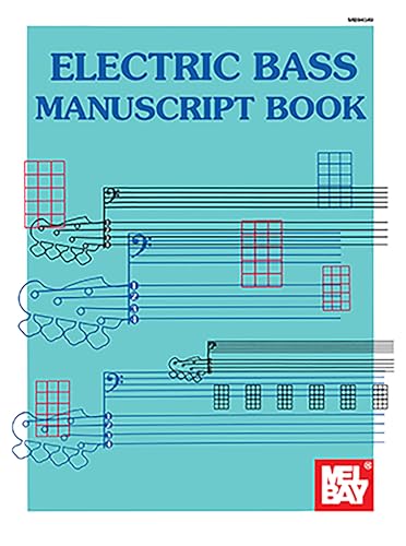 Electric Bass Manuscript Book