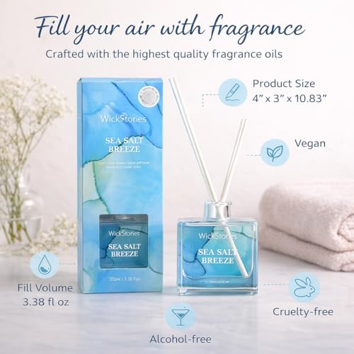 Difusor Aromático LIVIVIE Sea Salt Breeze 3.38 fl oz miniatura 4