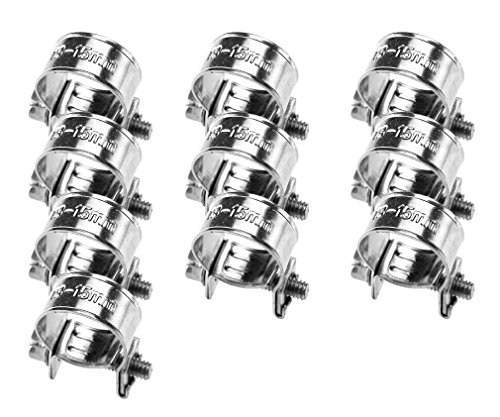 Preisvergleich Produktbild 10x 13-15 mm Durchmesser Kraftstoffschlauch Schlauchschelle Mini Schellen