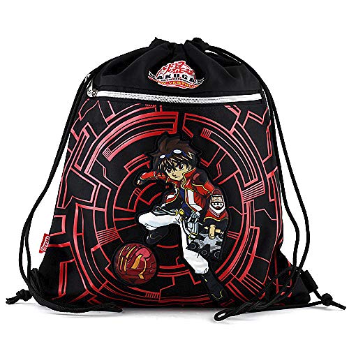 Preisvergleich Produktbild Bakugan Turnbeutel 11-1884, Schwarz / Rot