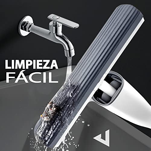 Miniatura 2 de Jupplies Fregona Mopa Para Limpiar Azulejos Y Paredes - Fregona Autoescurrible 360 Super Absorbente - Fregona Multifuncional Para Limpieza - Mopa De Limpieza Diseño Minimalista