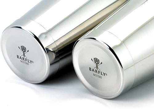 Vista 142 de Recipientes Barfly M370 para cóctel, Latas de cóctel, Acero inoxidable, Tiki