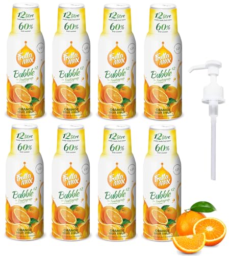 FruttaMax Concentrato Sciroppi di Frutta 8x500ml Arancia