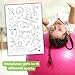 Hopscotch Girls I Am Strong: Inspirational Sports Coloring Book for Girls - Perfect Coloring Books for Kids Ages 4-8, 8-10, 10-12 - Girls Soccer Gifts & More - Inspirational Fun