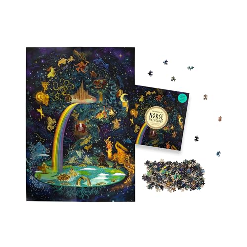 Puzzle Laurence King The World of Norse Mythology 1000 piezas por Adam Simpson miniatura 7