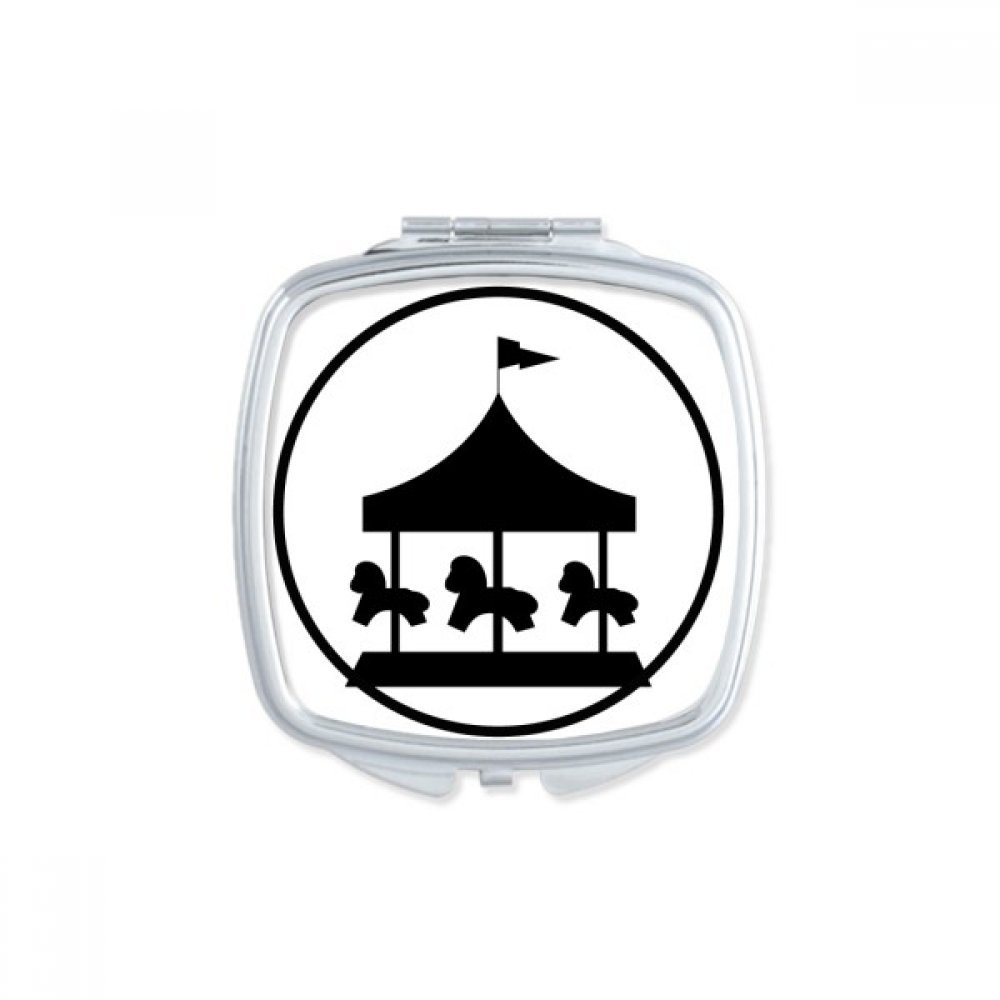Miroir compact portable pour corriger le maquillage facilement miroir de poche fait main