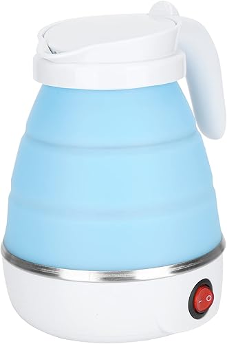 Miniatura 4 de Hervidor eléctrico pequeño Hervidor de viaje Caldera de agua plegable Hervidor de agua portátil de silicona para el hogar Hervidor eléctrico 400W