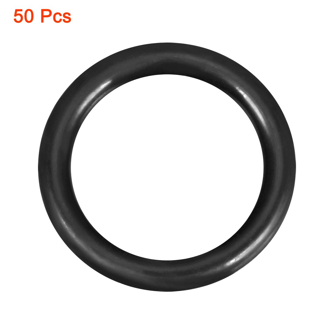sourcingmap Nitrile Rubber O-Rings 17mm OD 12.2mm ID 2.4mm Width, Metric Sealing Gasket, Pack of 50, 12.2mmx17mmx2.4mm - Image 2